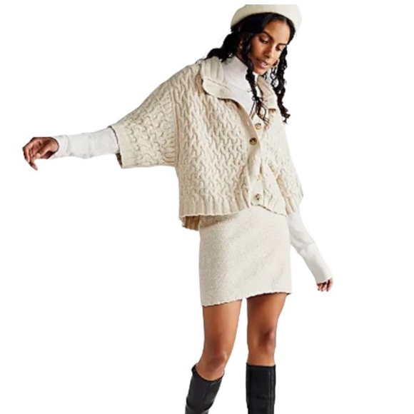 Free People Dresses & Skirts - Free People Mae Sweater Mini Skirt
